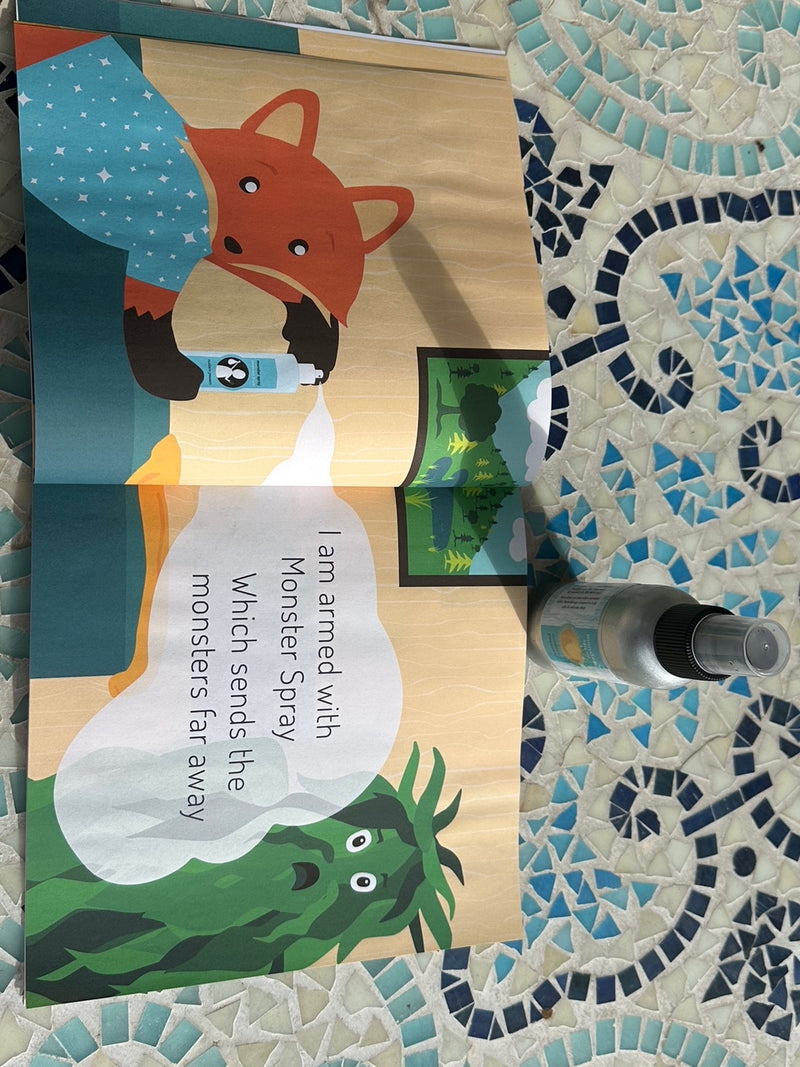 Monsters, Monsters Go Away (Book + Room Spray)