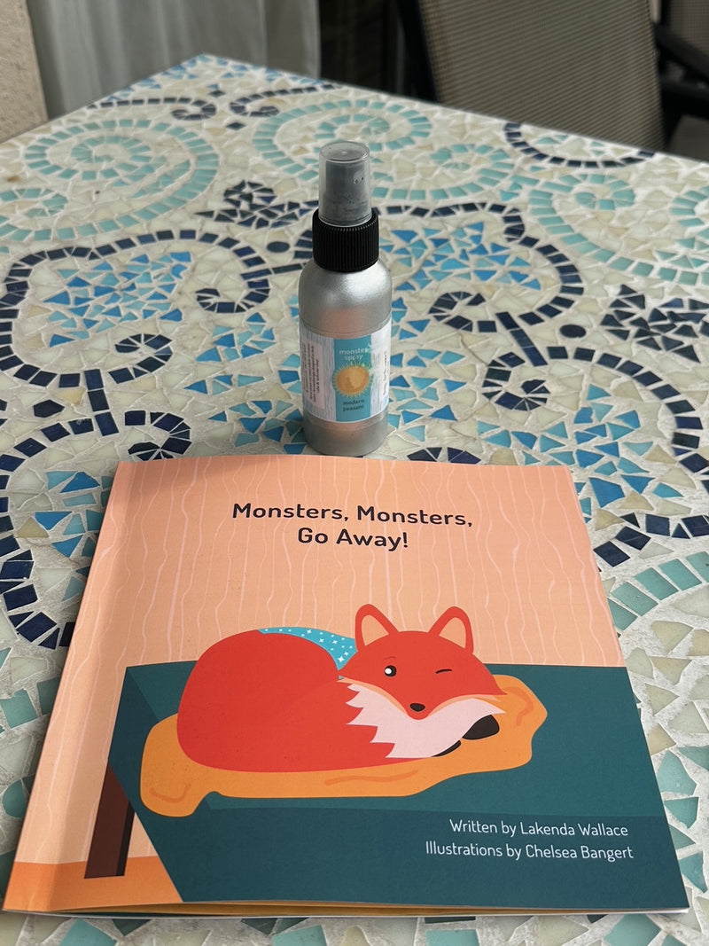 Monsters, Monsters Go Away (Book + Room Spray)